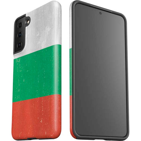 Bulgarian Flag Distressed Galaxy S21 Plus 5G Pro Case